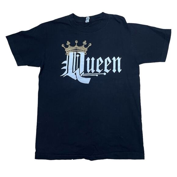 Alstyle Tops - Queen graphic tee short sleeve black cotton unisex size small